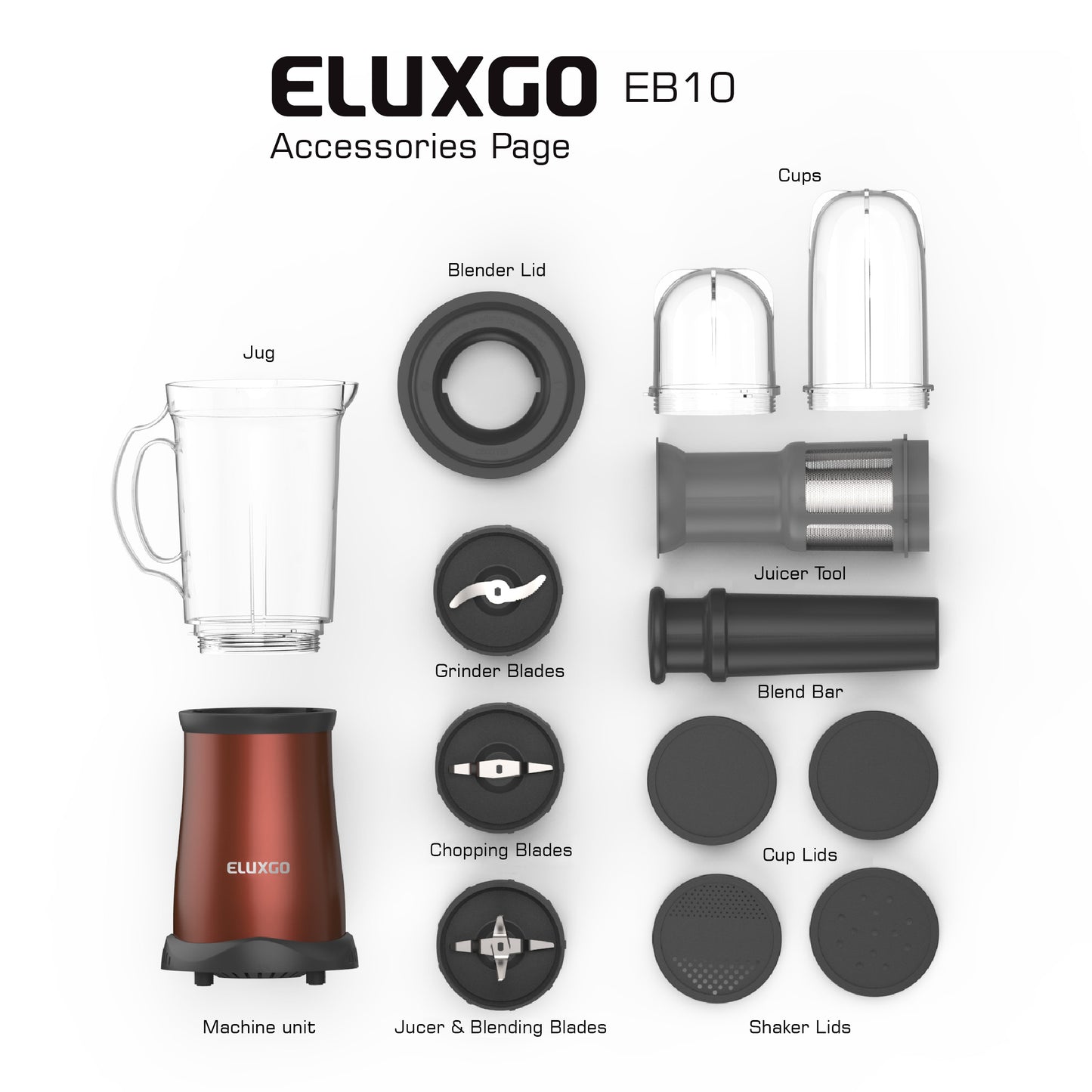 EB-10 BLENDER FOOD PROCESSOR