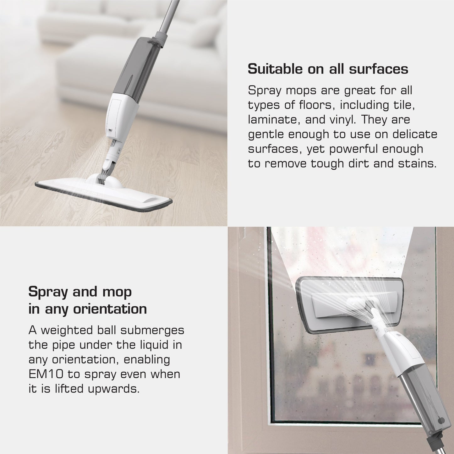 EM10 Spray Mop