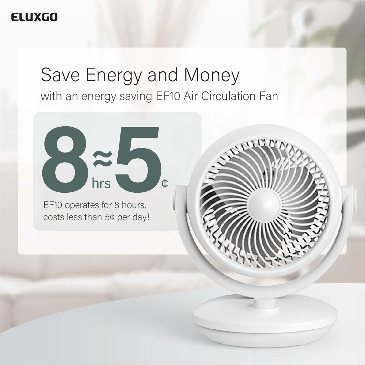 EF10 Desk Air Circulation Fan