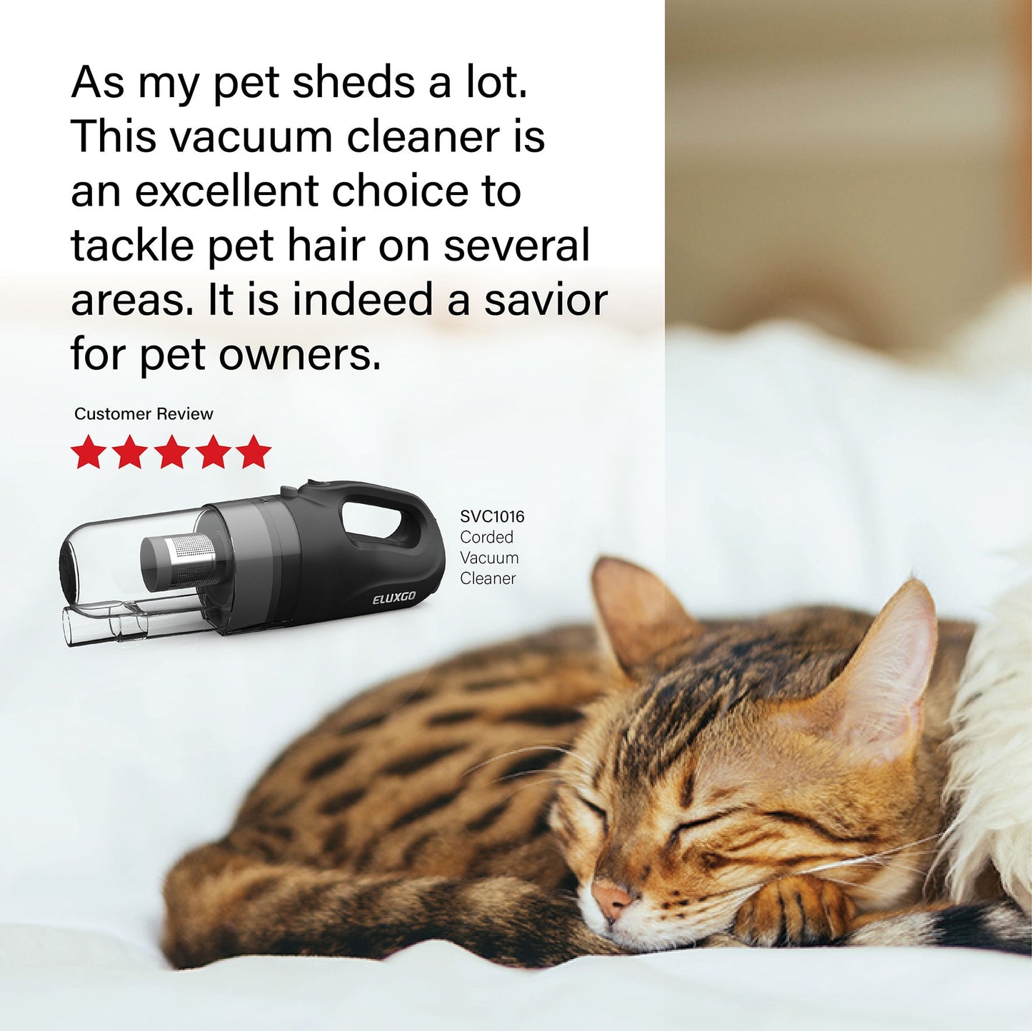 Eluxgo SVC1016 Corded Vacuum Cleaner Review