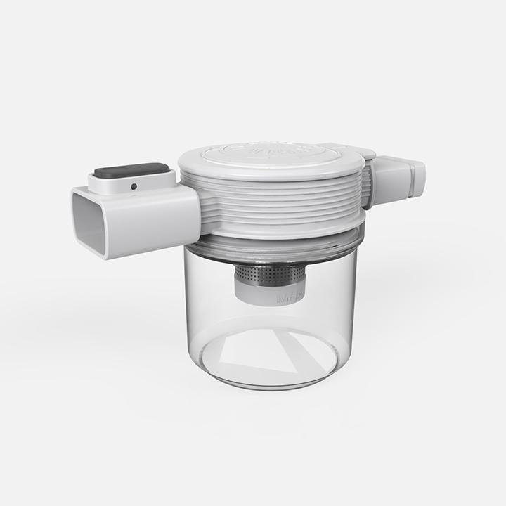 Vacuum cleaner dust collector white