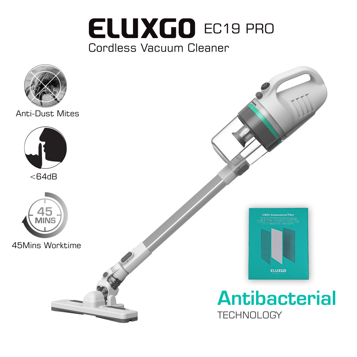EC19 PRO Cordless Vacuum Cleaner