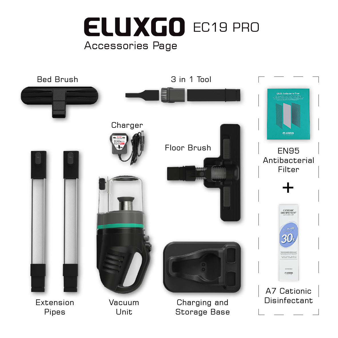 EC19 PRO Cordless Vacuum Cleaner