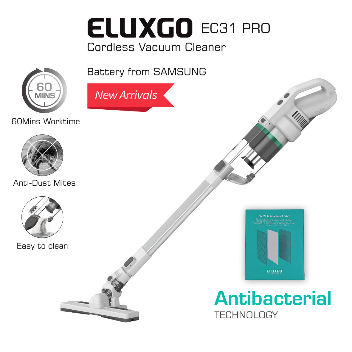 EC31 PRO Cordless Vacuum Cleaner